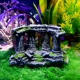 thumbnail image 1 of Flmtop Aquarium Fish Tank Decoration Artificial Roman Column Ruins Castle Ornaments, 1 of 9