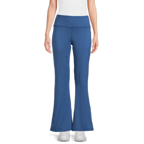 Avia Women's Plus Size Flared Knit Pants