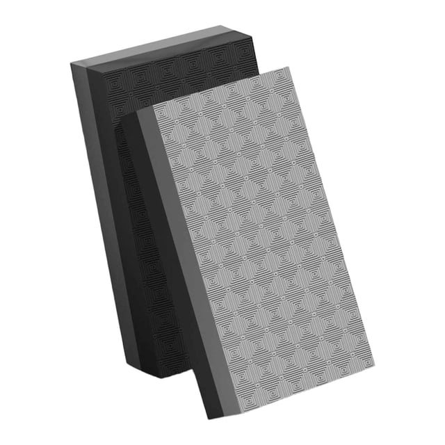 guohui 2 Weightlifting Fall Protection Mats with Noise Reduction, Padded And Soundproof Black Gray 80x40x4cm
