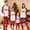 ZQR11-Red, variant on Meichang Matching Family Christmas Pajamas Set 2-Piece Holiday Sleepwear Cute Snowman Letter Print Long Sleeve Top with Pants Soft Family PJs