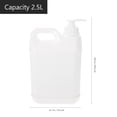 thumbnail image 3 of 2.5L Pump Bottles Sterilization Liquid Plastic Liquid Soap Cosmetics Chemical Storage Container (White), 3 of 8