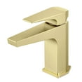 thumbnail image 3 of Voltaire Single Hole, Single-Handle, Bathroom Faucet in Brushed Gold, 3 of 10