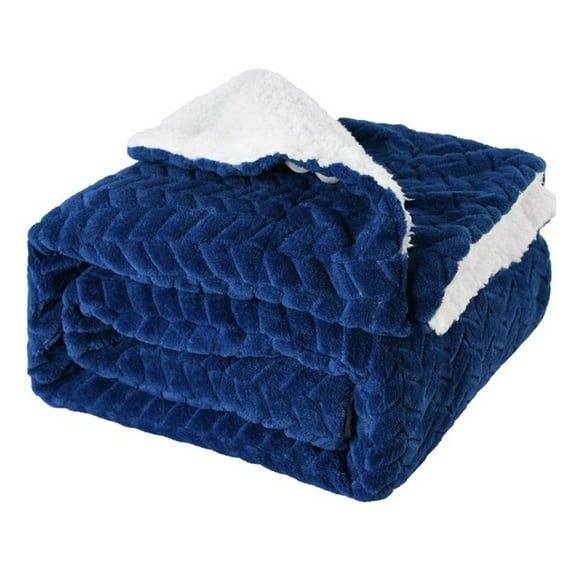 Fczihg Super Soft Plush Sherpa Wool Bed Blanket, Queen Size - Double Sided