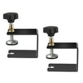 thumbnail image 4 of yotijay 2 Pieces Drawer Fixing Clips Stable Clamping Hardware Tables Desk Mount Woodwork Black, 4 of 9