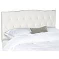 thumbnail image 2 of SAFAVIEH Axel Modern Glam Tufted Headboard, Queen, White, 2 of 4