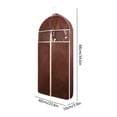 thumbnail image 3 of Antqov Garment Bags for Hanging Clothes Storage , Hanging Suit Bag Cover with Zipper Clear Window Waterproof Closet Storage Organizer for Coats, Jackets, Shirt, Suit, Dress Home Travel Supplies, 3 of 6