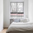 thumbnail image 4 of Black Pink Gray Striped Window Tier Curtains 24 Inch Length, Abstract Art Gradient Stripes Rod Pocket Window Treatment Kitchen Drapes for Bedroom, Cafe, Living Room, 2 Panels, 27.5 W x 24 L, 4 of 5