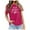 Hot Pink, variant on Plus Size Tshirts Women Customizable Party T Shirt Monogram Solid Color Short Sleeve Top Bridal Crew Womens Shirt Hot Pink S