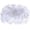 White, variant on 22 Colors , Shimmering Sheer Organza Scrunchie 6 inches, Voluminous Ponytail Holder for Women, Large Hair Tie, Holiday Accessory (White)
