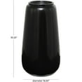 thumbnail image 3 of DecMode 30" Black Resin Vase, 3 of 7