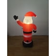 thumbnail image 5 of 120cm Christmas Inflatables Tall Raised-Arm Santa Claus,Outdoor Decoration LED Lighted Santa Christmas Decor for Yard Patio Garden Lawn Xmas Holiday Indoor Party, 5 of 6