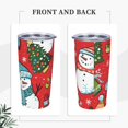 Christmas cartoon printing 20 oz insulated cup, stainless steel travel