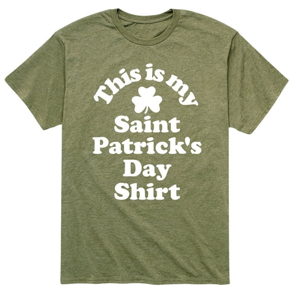 Instant Message - This Is My St. Patricks Day Shirt - Men's Short Sleeve Graphic T-Shirt