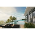 thumbnail image 2 of Walker Hill - 21" LED Outdoor Pendant - Matte Black Finish - Clear Seedy Glass, 2 of 3