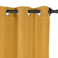 thumbnail image 3 of TWOPAGES 100 W X 72 L Inch Outdoor Curtain Grommet Waterproof Fade Resistant Drape, 1 Panel, Orange, 3 of 5