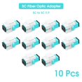thumbnail image 2 of YISITIAN 10-Pack SC/OM3 Fiber Optic Coupler Keystone Jack Modular for Patch Panels and Wall Plates Fiber Optic Cable Adapter SC Multimode CJ919-64498, 2 of 6