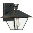 thumbnail image 2 of Quoizel Caporal 10"H Industriel Bronze Applique Murale Extérieure, 2 of 2