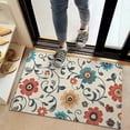 thumbnail image 2 of Pioneer Flower Floral Print Pattern Door Rugs,Washable Non Slip Door Mats Indoor,Decorative Door Mats,Entry Mat Indoor for Entrance,Bedroom,Kitchen,Bathroom,20"x32", 2 of 6