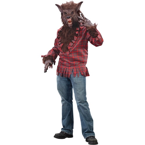 Deluxe Wolfman Costume Halloween Fancy Dress 