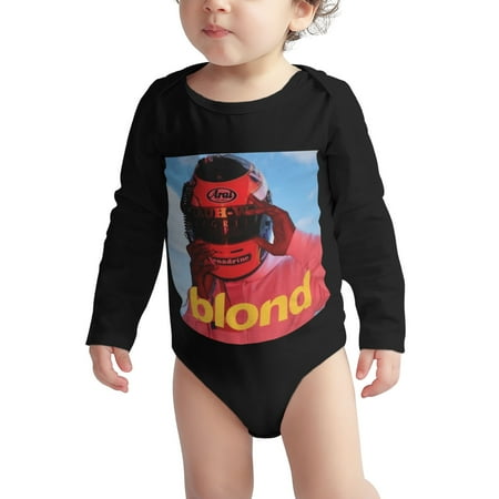 

Frank Baby onesie Ocean Blonde Baby Boy Girl Long Sleeve Bodysuit Snap Closure Black 2 Years