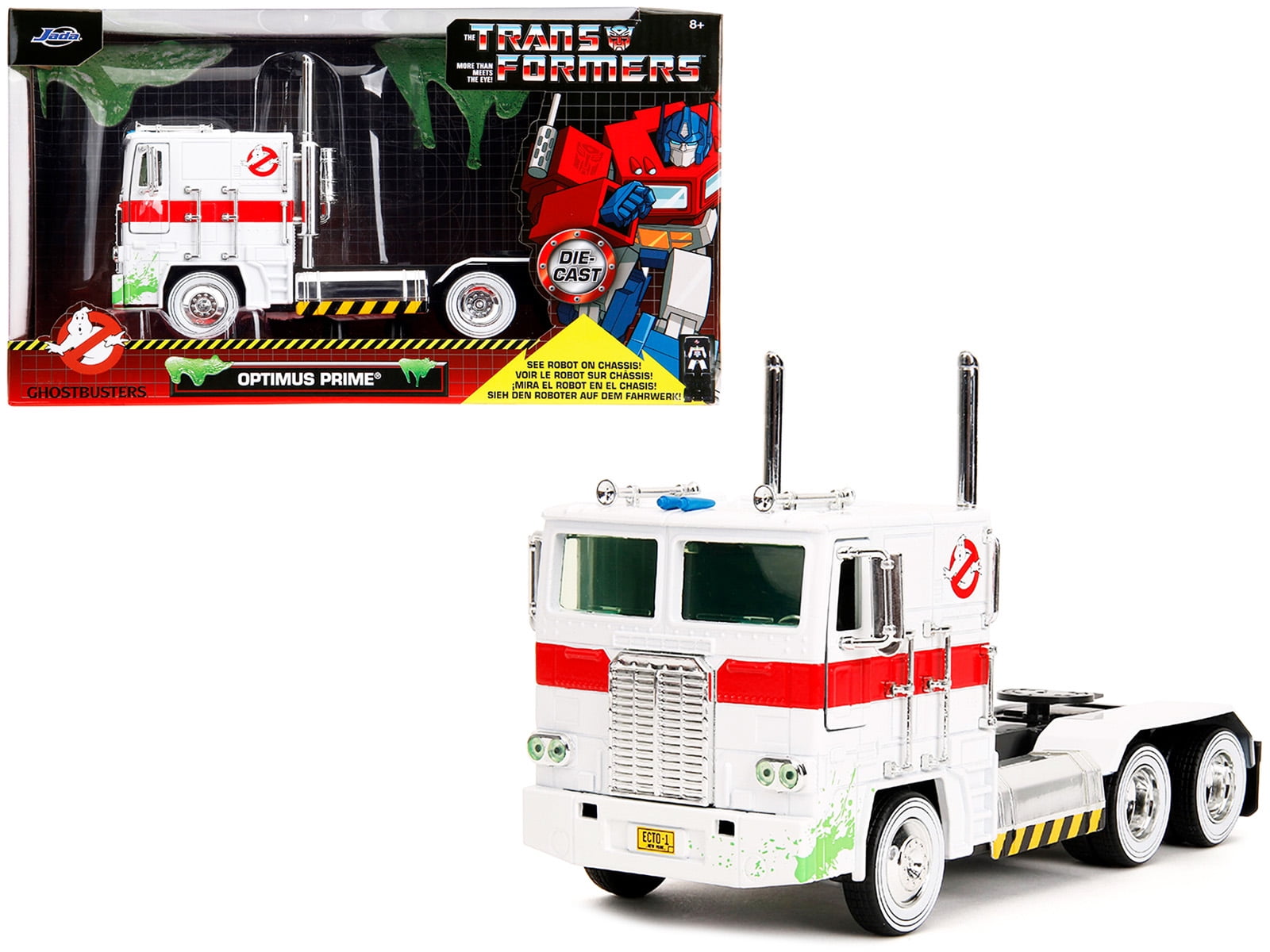 JADA トランスフォーマー Optimus Prime ゴーストバスターズ Jada 1/24 Diecast Model: G1 Autobot Optimus Prime Truck