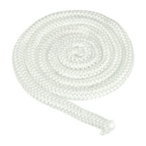 Uxcell 11/16"x 86" Wood Stove Gasket, Fiberglass Round High Temperature Resistance Seal Rope Replacement, White