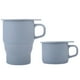 thumbnail image 1 of Taza de viaje plegable con tapa y pajita, taza plegable de silicona, taza plegable reutilizable para bebidas frías y calientes, taza portátil para acampar, apta para lavavajillas y microondas, 350 ml, 1 of 6