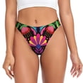 thumbnail image 1 of Balery Colorful Floral Embroidery Mexican Tangas de Algodón para Mujer con Estampado – Ropa Interior Sexy, Transpirable, G-string-XX-Large, 1 of 6