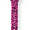 Pink, variant on Justice Unisex LED Multi Color Tie Dye Silicone Watch - JSE4196WM