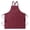 Red, variant on MTIANG Heavy Duty Canvas Work Apron, Adjustable Unisex Bib Apron with Large Pockets and Reinforced Stitching for Chef, Barber, Barista, Kitchen and Workshop(Black)