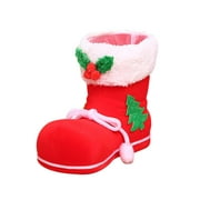 Lutabuo 5pcs Christmas Candy Bag Home Decoration Shoe Style Candy Holder for New Year (M)