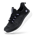 thumbnail image 3 of FitVille Zapatillas de deporte sin cordones de pie ancho para mujer, zapatillas para correr manos libres, zapatos para caminar para pies gordos, pies planos, fascitis plantar, 3 of 5