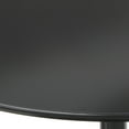 thumbnail image 4 of TMS Eldon Round Indoor Metal Pedestal Dining Table, Black, 4 of 6