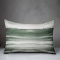 thumbnail image 3 of Creative Products Green Watercolor Waves 14x20 Indoor / Outdoor Pillow, 3 of 3