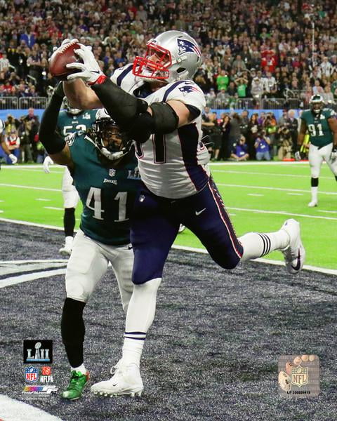 Rob Gronkowski Touchdown Catch Super Bowl LII Photo Print - Walmart.com