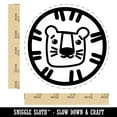 thumbnail image 2 of Lion Face Doodle Rubber Stamp for Scrapbooking Crafting Stamping - Large 1-1/4 Inch, 2 of 7