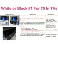 thumbnail image 7 of YouLoveIt TV Stand for TVs 65" 70", Entertainment Center with LED Lights & and Storage Shelves, White/Black High Gloss TV Cabinet Console Table, 7 of 7
