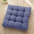thumbnail image 5 of NSESSHome Thicken Tufted Cushion, Solid Square Seat Cushion Corduroy Chair Pad Pillow Seat Soft Tatami Floor Cushion for Yoga Meditation Living Room Balcony Office Outdoor, 17.7x17.7 Inch, 5 of 6