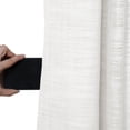 thumbnail image 2 of Linen Textured Pinch Pleat Curtain for Living Room, Room Darkening Window Curtain Panel for Bedroom, Privacy Drape with Double Layer (72 x 84 Inches, 1 Panel, Sand Beige) outdoor curtains, 2 of 5