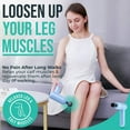 thumbnail image 3 of Massage Gun for Athletes - Portable Handheld Electric Muscle Massager - Pain Relief and Stress Relief - 3 Heads and 5 speeds to Make Your Body Feel Young Again - Blue, 3 of 3