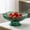 Green, variant on Taicans Fruit Bowl with Gold Rim,Pedestal Base,Decorative Plastic Serving Bowl for Kitchen Counter,Living Room,Entryway - 10 Inch Large Decorative Bowl for Fruits,Snacks,Candy