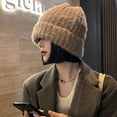 thumbnail image 2 of SikaFu Winter Beanies Has For Women Men Boys Girls Crochet Skullies Hat Solid Color Unisex Autumn Warm Knitted Beanies Caps Accessories, 2 of 6