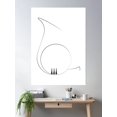 thumbnail image 2 of Minimal Instrument - French Horn Poster Wall Art, Modern Wall Decor For Living Room Bedroom, 8x12 UNFRAMED, 2 of 3