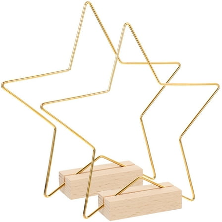 Worgeous 2 Sets Star Table Decorations Centerpiece for Christmas Decorations Wedding Table Crafts