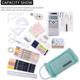 thumbnail image 3 of Estuche para lápices de gran capacidad, estuche para útiles escolares, estuche para bolígrafos, papelería sencilla, organizador de oficina universitaria para niñas y adultos, 3 of 3