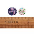 thumbnail image 3 of U8MO 24pcs Handmade Bumpy Lampwork Flat Round Beads Mini Loose Spacer Craft 17~20.5mm, 3 of 5