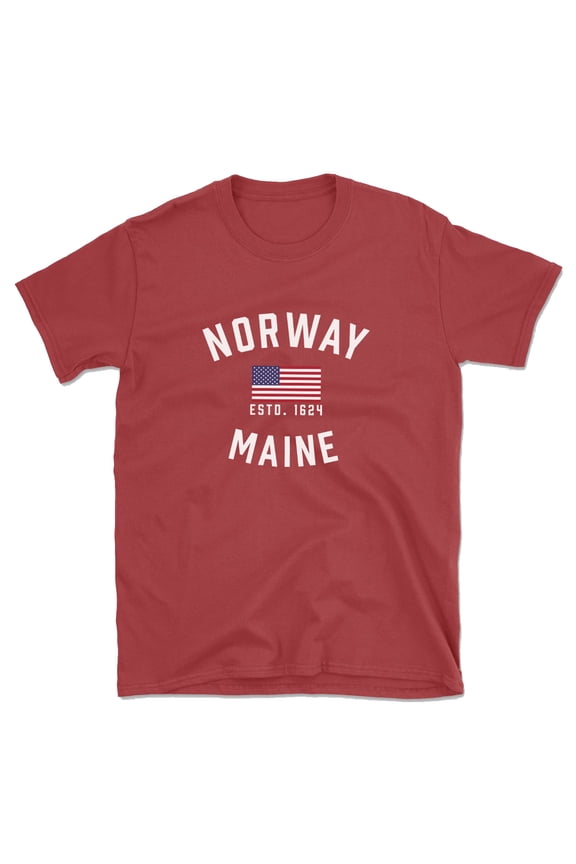 Norway Maine Patriot Men's Cotton T-Shirt