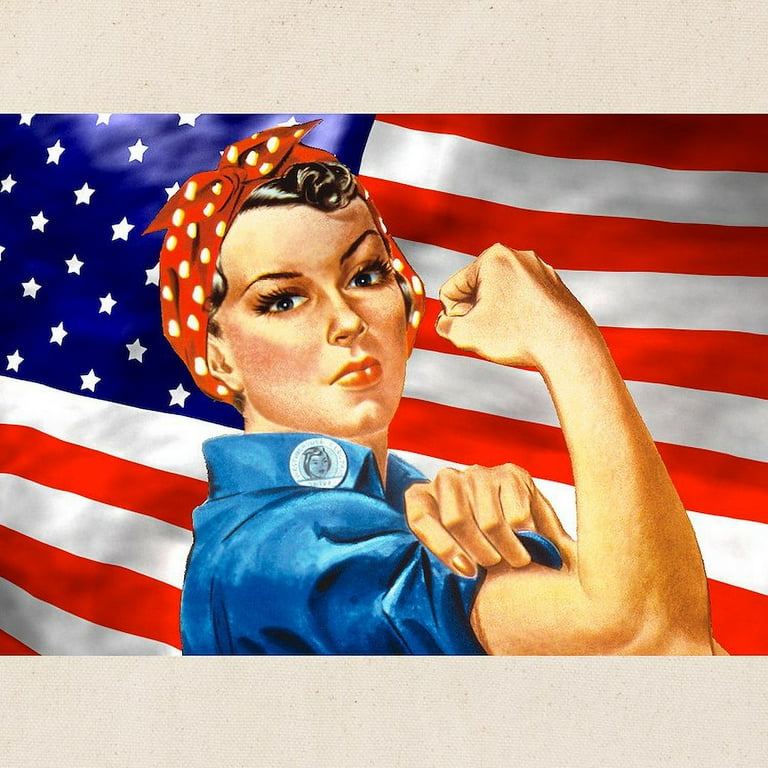 Rosie the riveter tote bag outlet