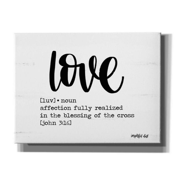 Epic Graffiti 'Love' by Imperfect Dust, Canvas Wall Art, 16"x12"