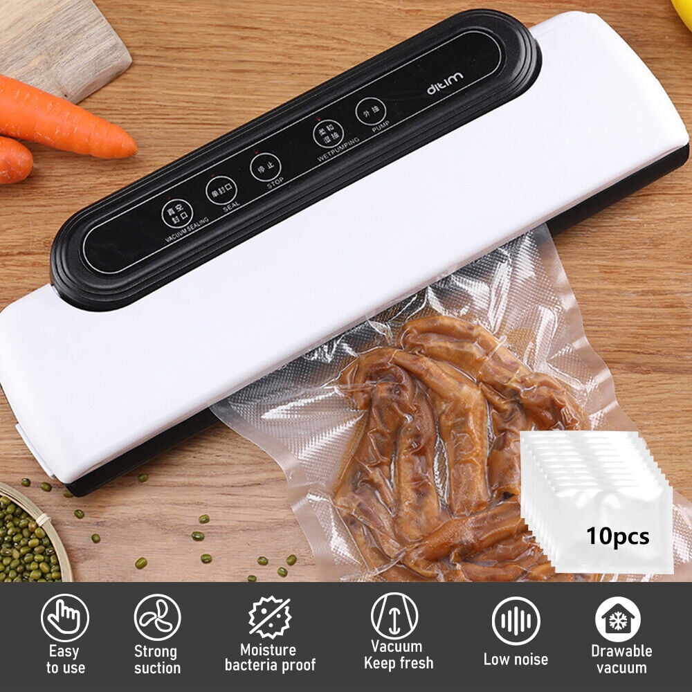 Vacuum Sealer Machine Seal a Meal Food Automatic Saver System With Bag Low  Noise